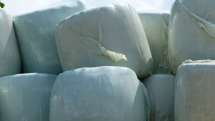 Bale wrap plastic recycling in Southland